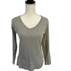 Cuffy’s size M cotton/poly grey shirt EUC Great for layering!